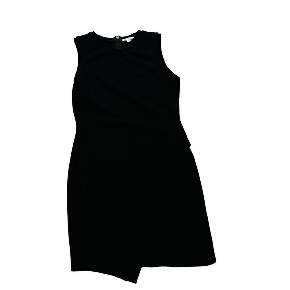 OLIVIA GRAY Semi wrap black dress size S